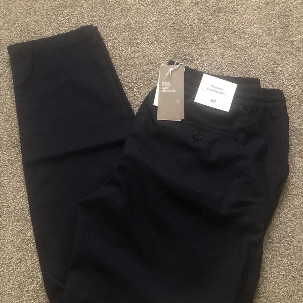 Men's Wool Blend Dress Pants